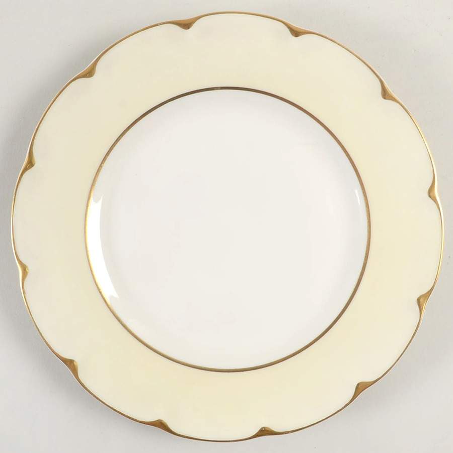 Ivory Luncheon Plate by Haviland-1