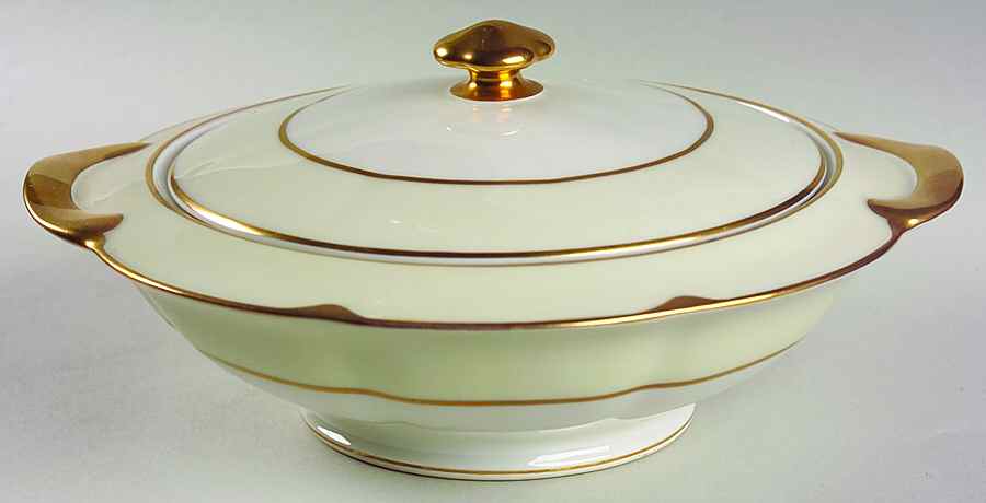 Ivory Round Covered Vegetable by Haviland-1