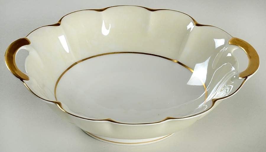 Ivory 9" Round Vegetable Bowl by Haviland-1