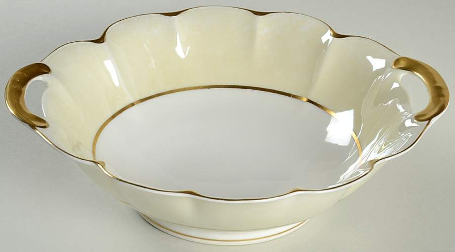 Ivory 10" Round Vegetable Bowl by Haviland-1