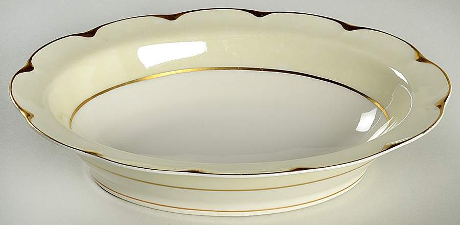 Ivory 9" Oval Vegetable Bowl by Haviland-1
