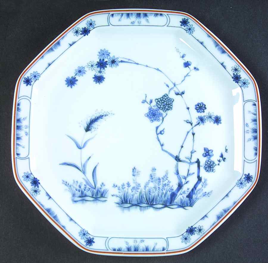 Jardin Bleu Bread & Butter Plate by Haviland-1