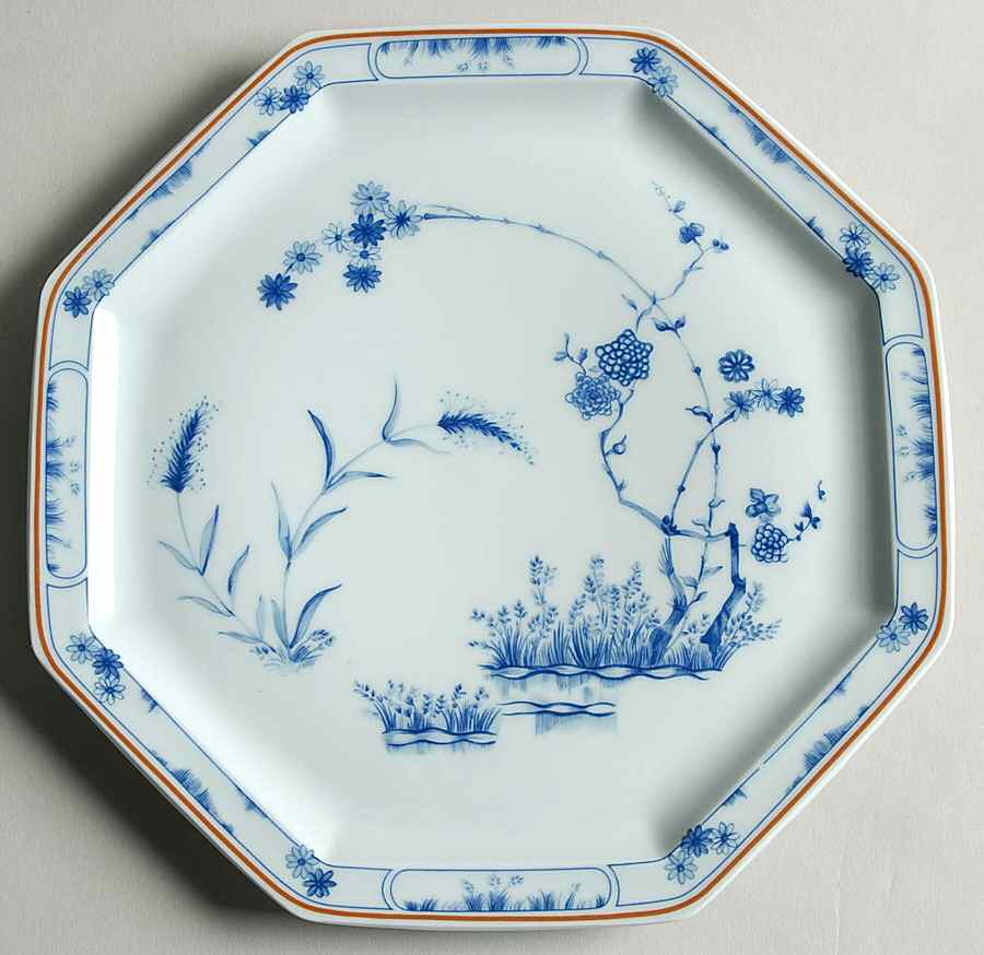 Jardin Bleu Salad Plate by Haviland-1