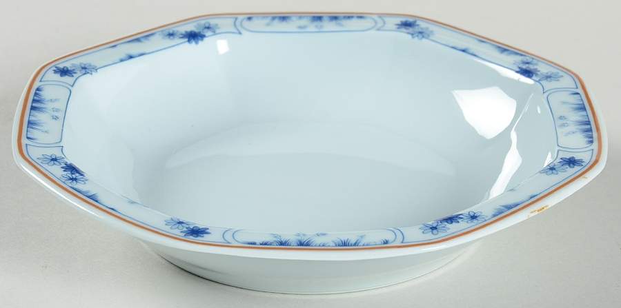 Jardin Bleu Fruit/Dessert (Sauce) Bowl by Haviland-1