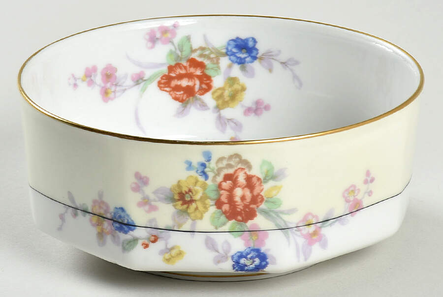 Jewel (Cream & White) Cranberry Bowl by Haviland-1