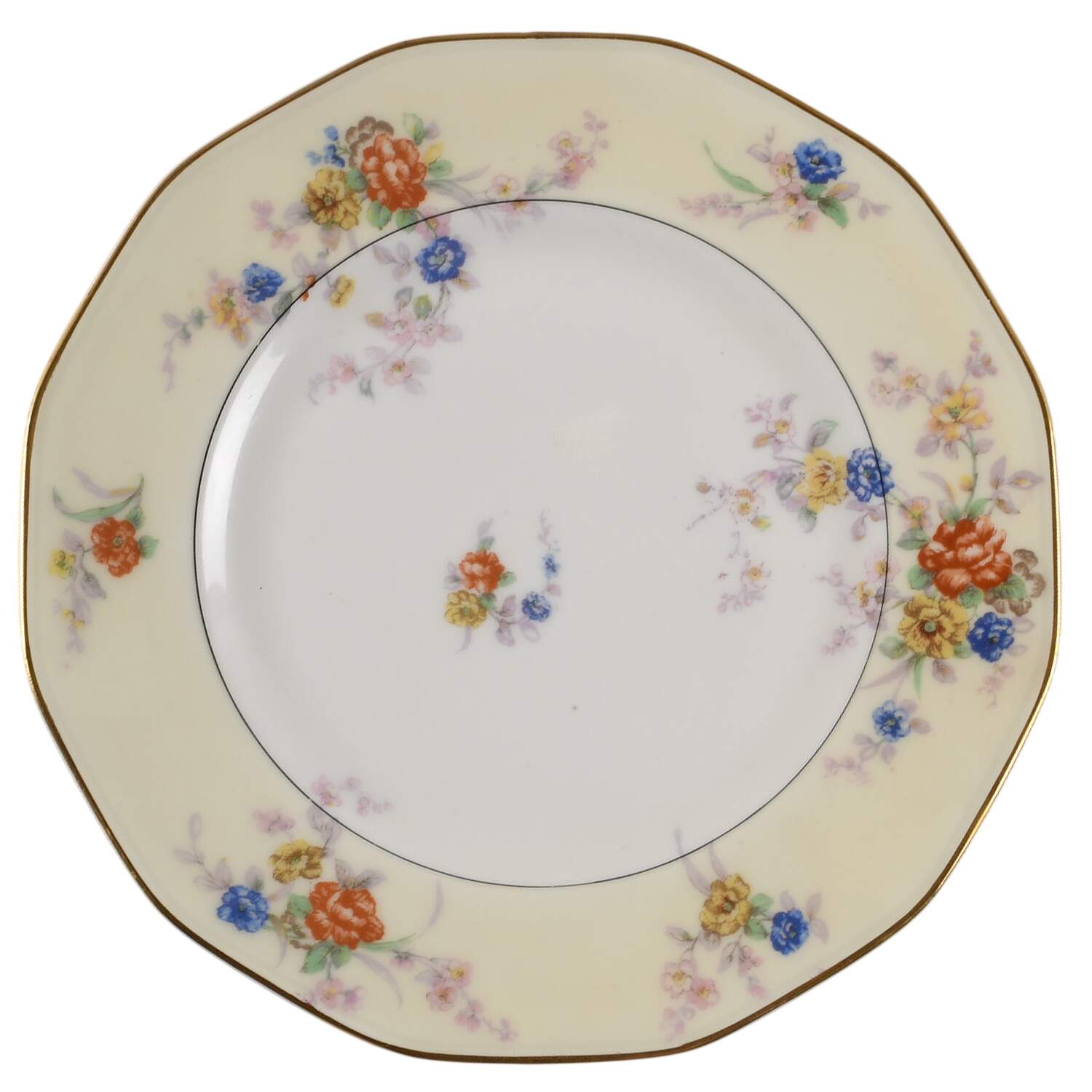 Jewel (Cream & White) Dinner Plate by Haviland-1