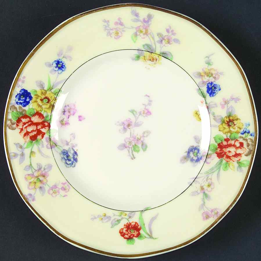 Jewel (Cream & White) Bread & Butter Plate by Haviland-1