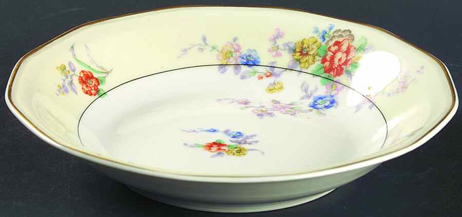Jewel (Cream & White) Fruit/Dessert (Sauce) Bowl by Haviland-1