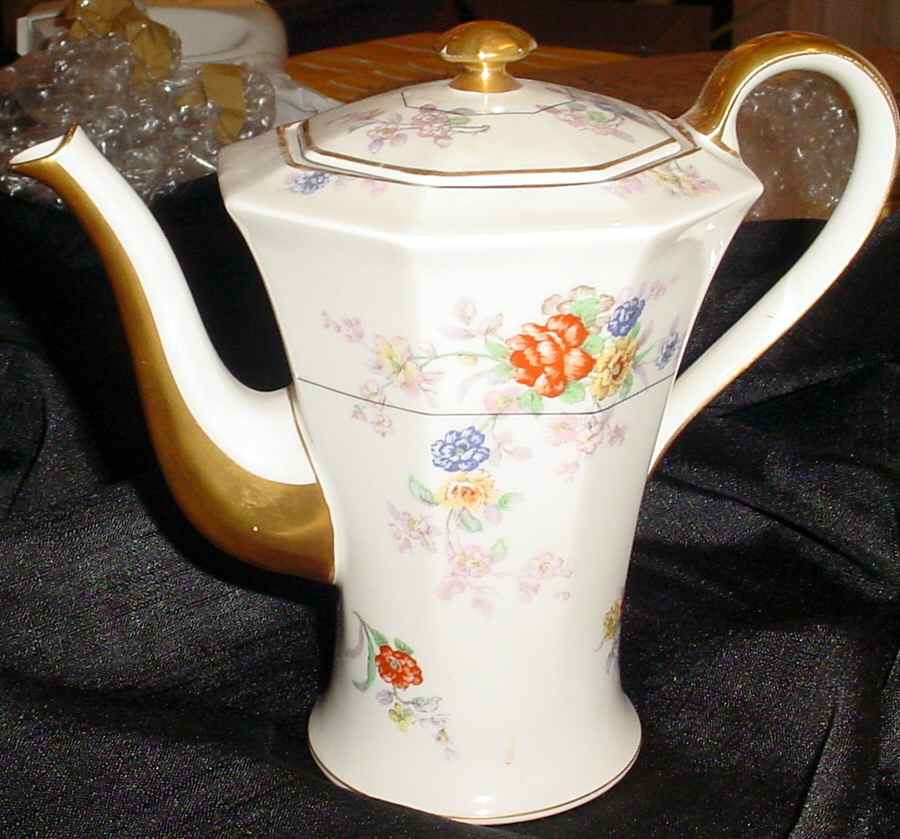 Jewel (White) Coffee Pot & Lid by Haviland-1