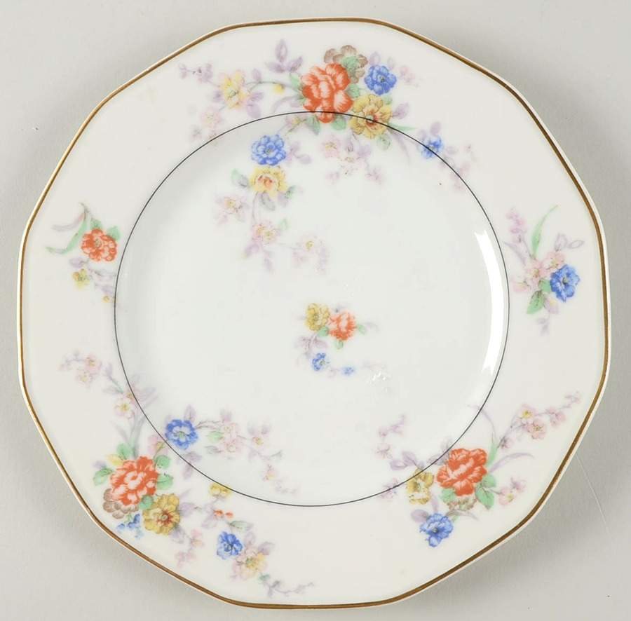 Jewel (White) Luncheon Plate by Haviland-1