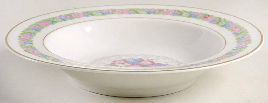 June Bride Rim Soup Bowl by Haviland-1