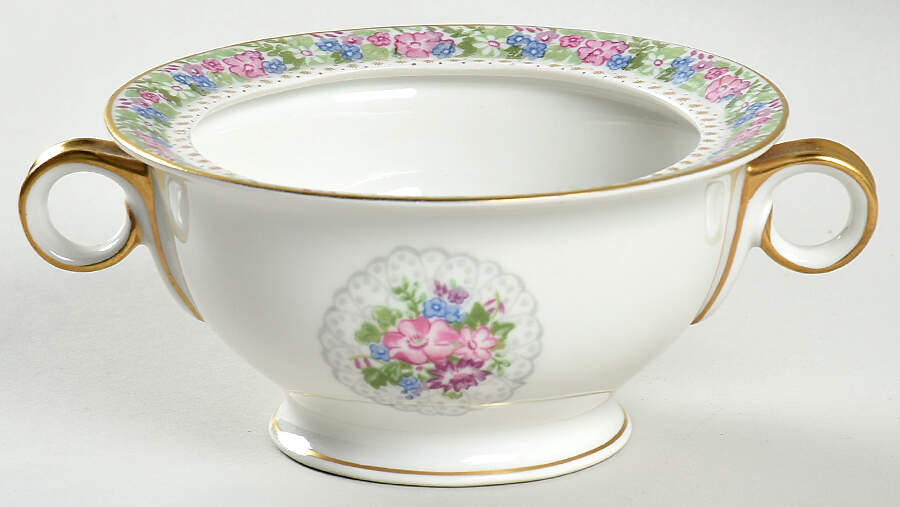 June Bride Sugar Bowl No Lid by Haviland-1