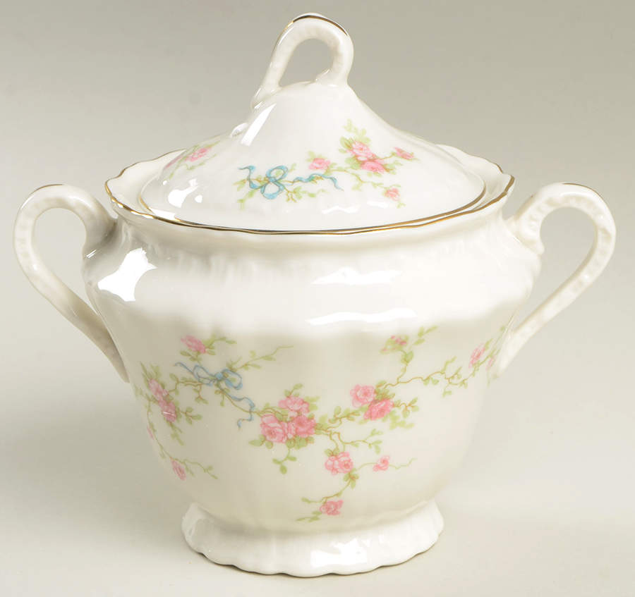Juliet Sugar Bowl & Lid by Haviland-1
