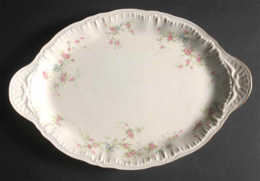Juliet 14" Oval Serving Platter by Haviland-1