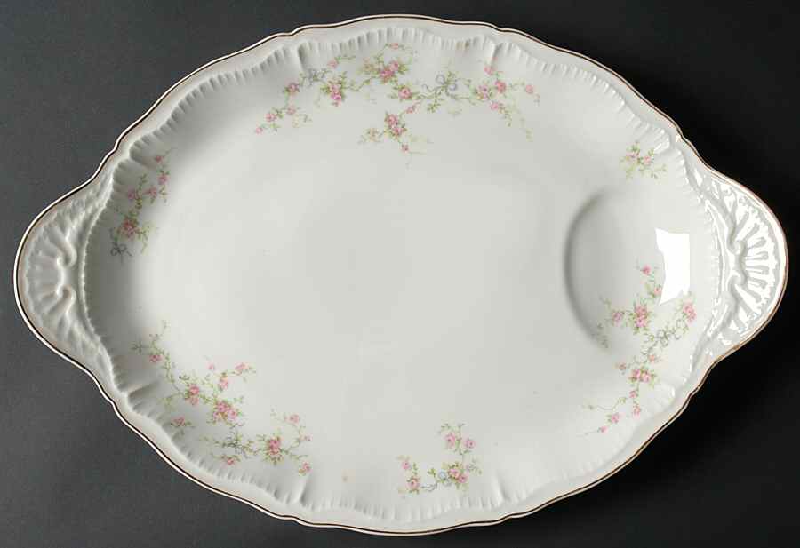 Juliet 16" Oval Serving Platter by Haviland-1