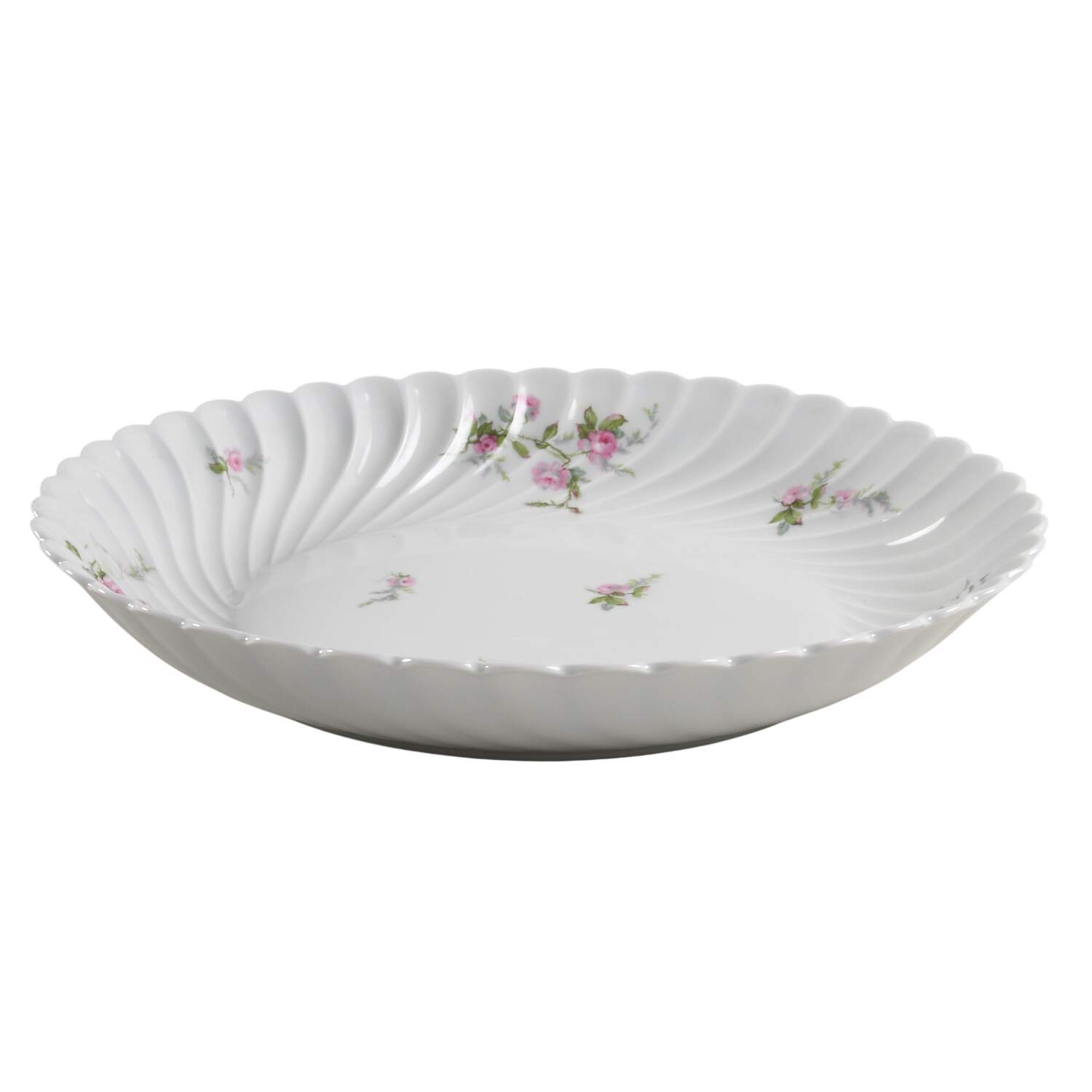 Julia (Red Backstamp) 12" Deep Round Platter by Haviland-1