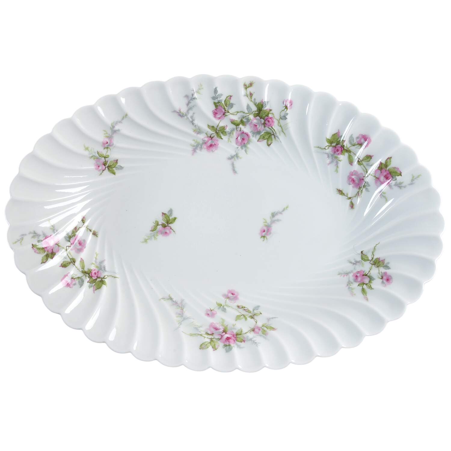 Julia (Red Backstamp) 13" Oval Serving Platter by Haviland-1