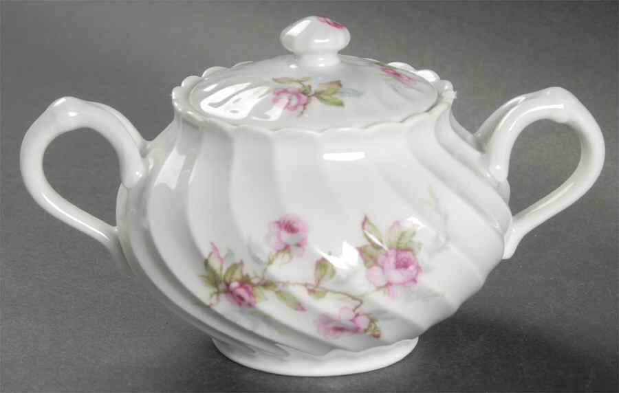 Julia (Red Backstamp) Sugar Bowl & Lid by Haviland-1