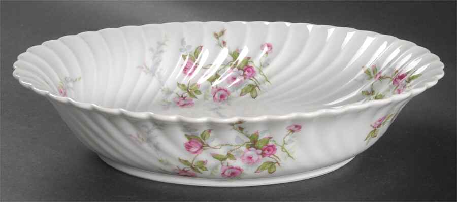 Julia (Red Backstamp) 10" Oval Vegetable Bowl by Haviland-1