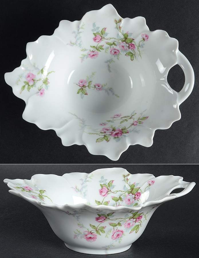 Julia (Red Backstamp) 8" Leaf Bowl by Haviland-1