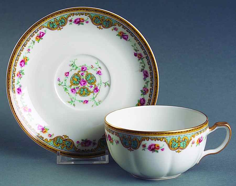 Juno Flat Cup & Saucer Set by Haviland-1