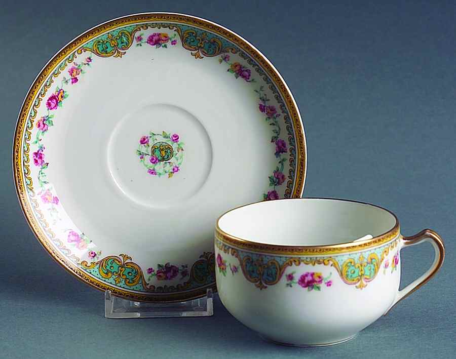 Juno Flat Cup & Saucer Set by Haviland-1