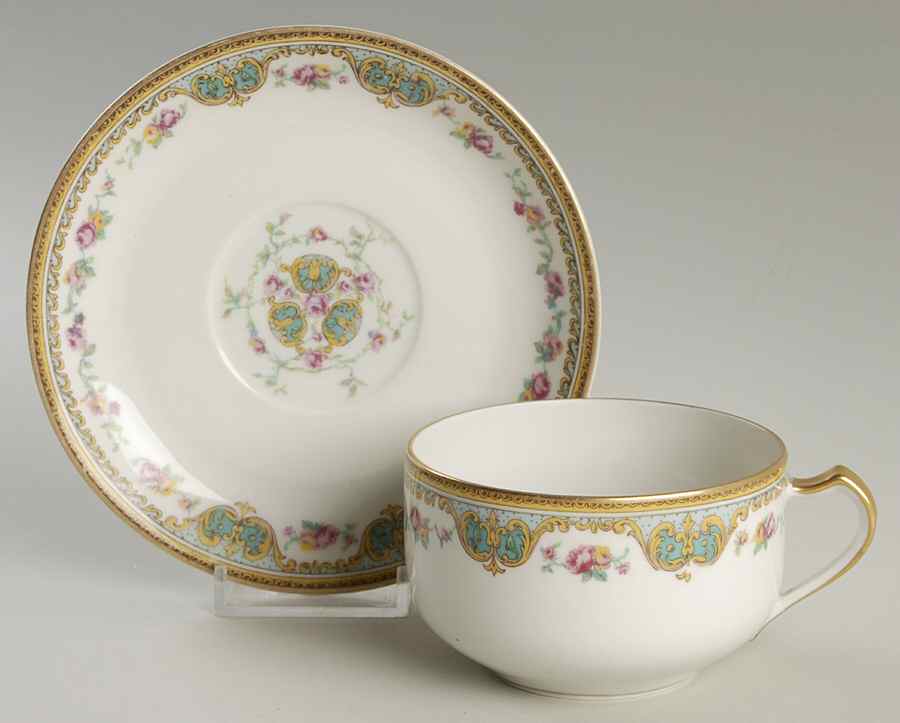 Juno Flat Cup & Saucer Set by Haviland-1