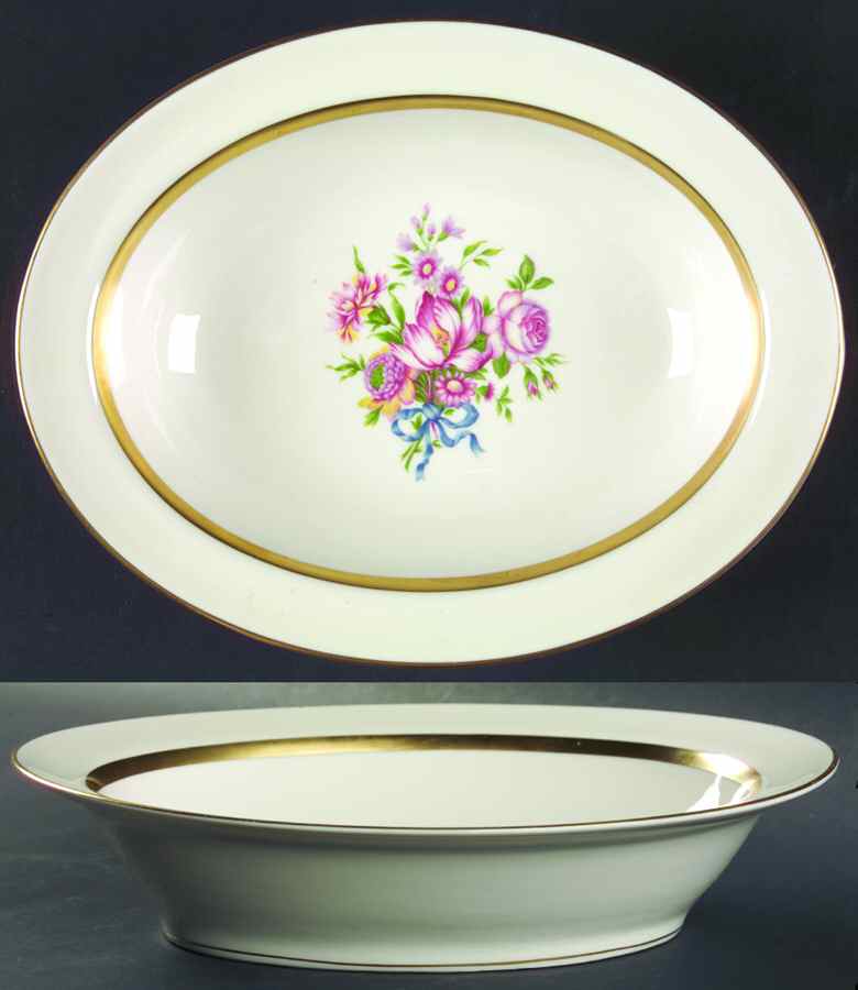 Kenmore 9" Oval Vegetable Bowl by Haviland-1