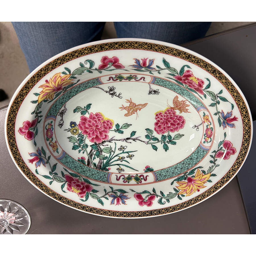 Kien Long 9" Oval Vegetable Bowl by Haviland-1