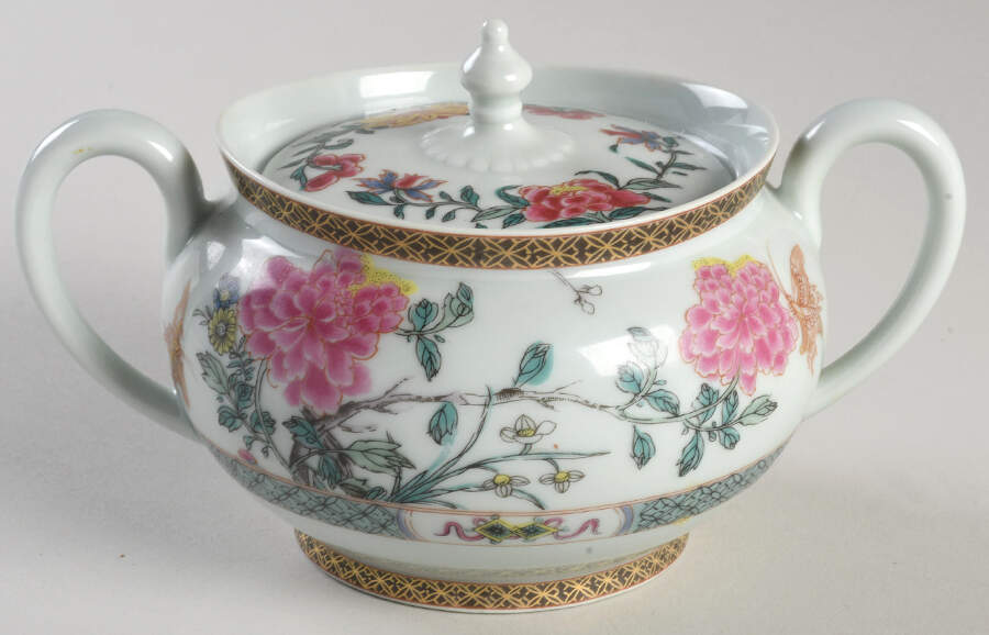 Kien Long Sugar Bowl & Lid by Haviland-1