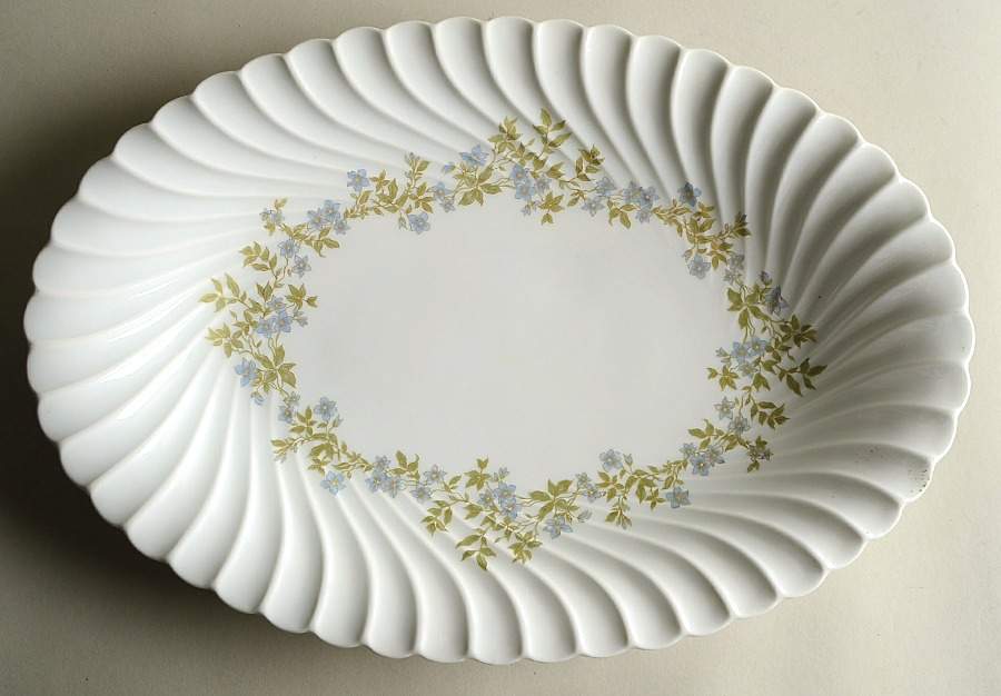Lacelle 15" Oval Serving Platter by Haviland-1
