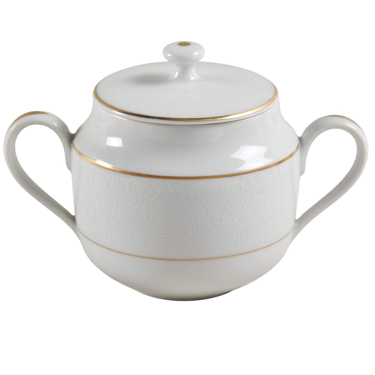 Lachere Sugar Bowl & Lid by Haviland-1