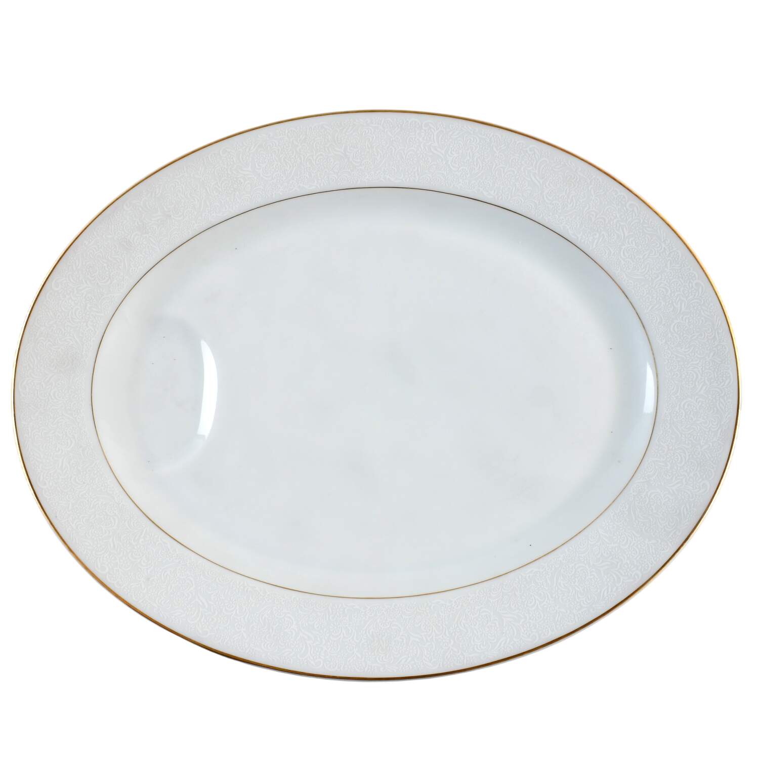Lachere 13" Oval Serving Platter by Haviland-1