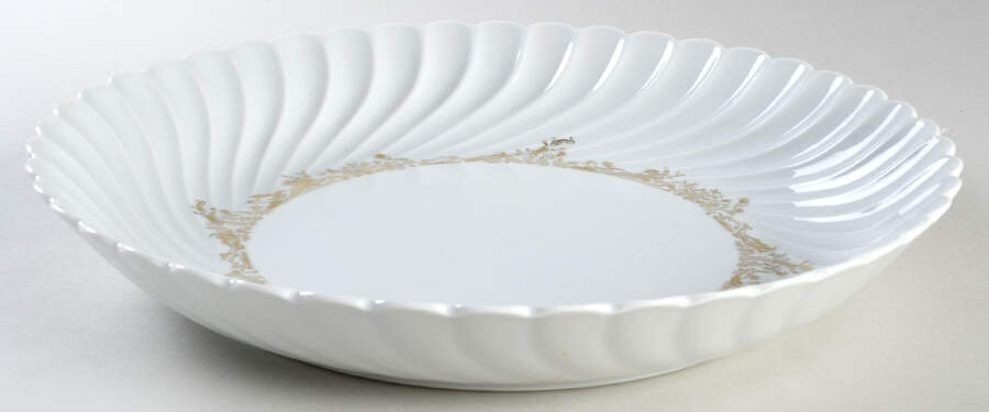 Ladore Deep Round Platter by Haviland-1