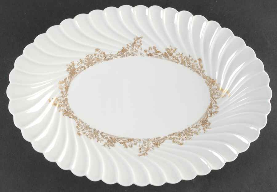 Ladore 13" Oval Serving Platter by Haviland-1