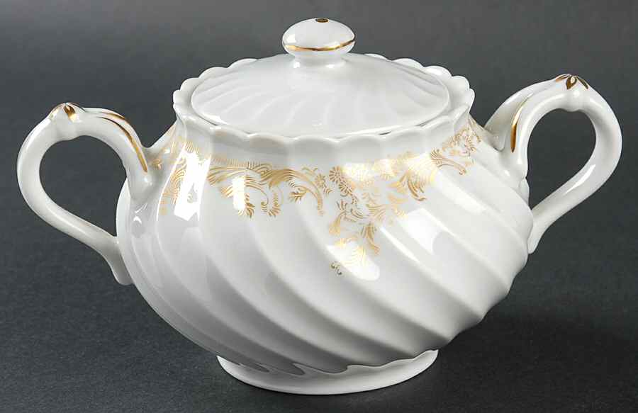 Ladore Sugar Bowl & Lid by Haviland-1