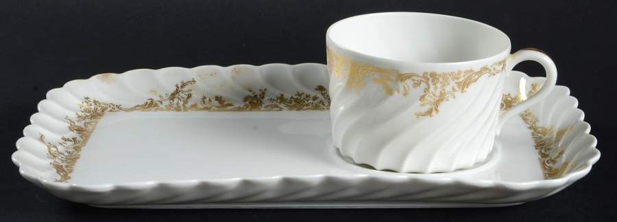 Ladore Snack Plate & Cup Set by Haviland-1