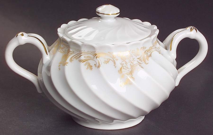 Ladore Sugar Bowl & Lid by Haviland-1