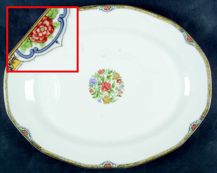 Lama 15" Oval Serving Platter by Haviland-1