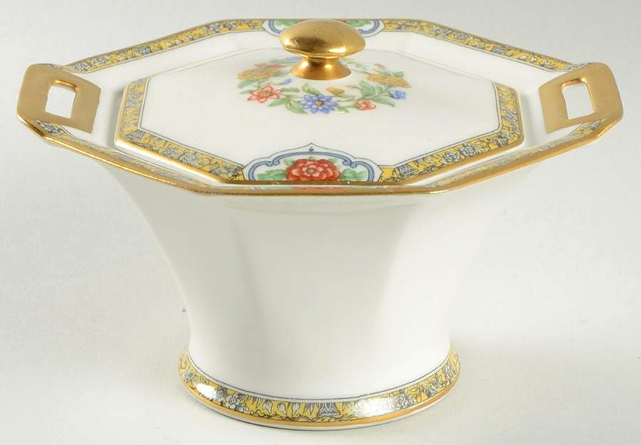 Lama Sugar Bowl & Lid by Haviland-1
