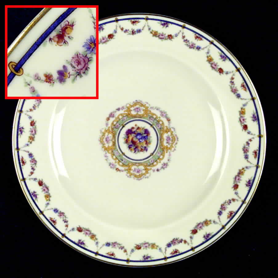Lamballe Dinner Plate by Haviland-1