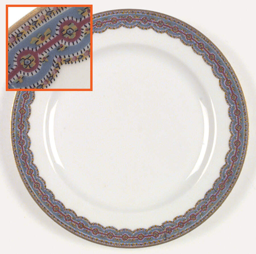 Lambrequin Luncheon Plate by Haviland-1
