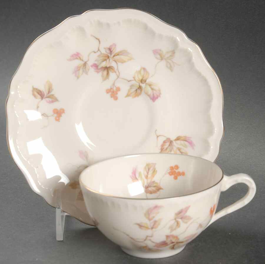 Lancaster Flat Cup & Saucer Set by Haviland-1