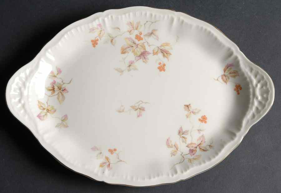 Lancaster 12" Oval Serving Platter by Haviland-1