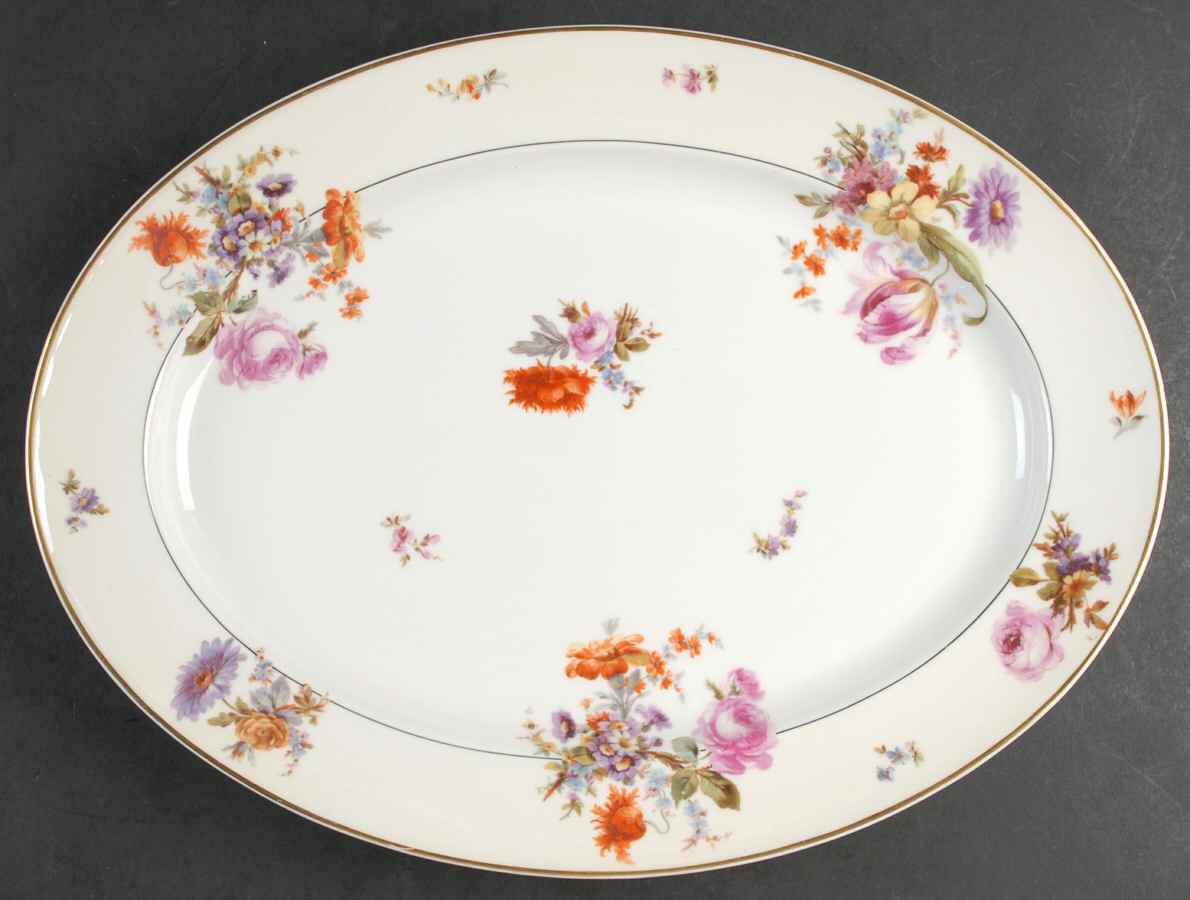 La Salle 16" Oval Serving Platter by Haviland-1