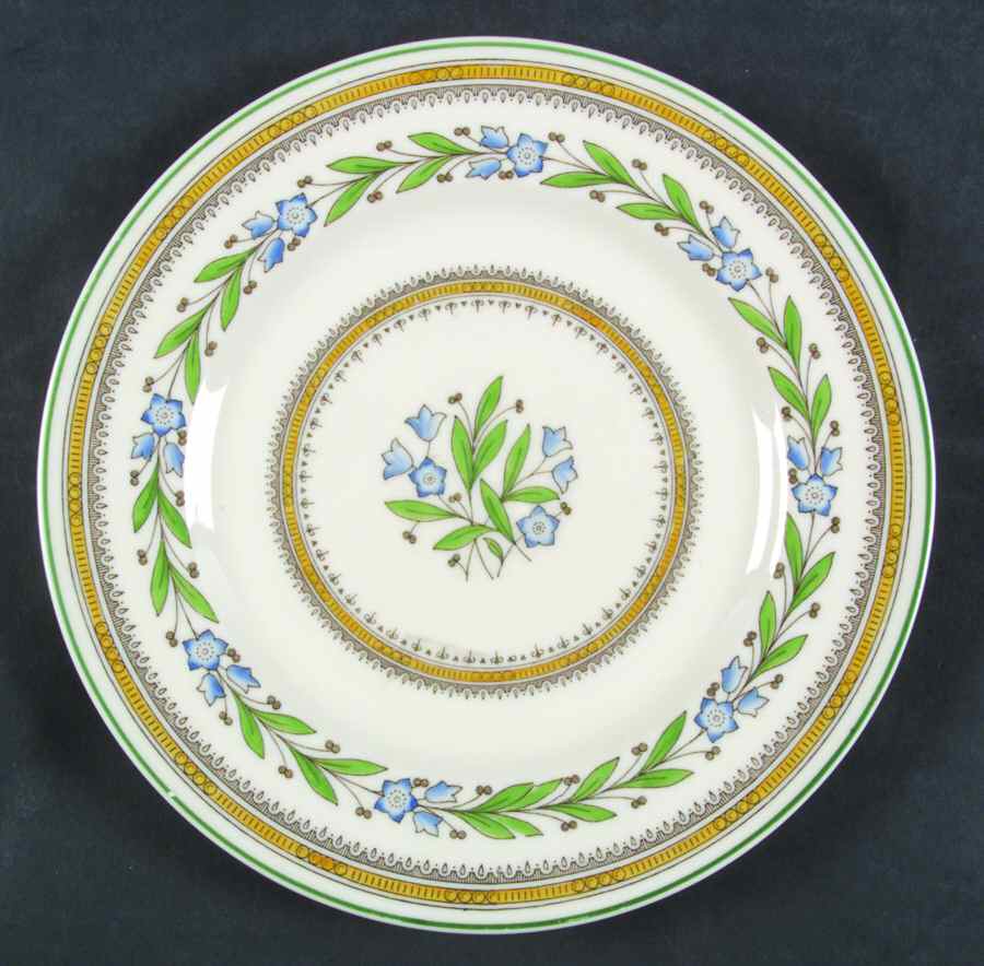 Laurelton (Blue Flowers) Salad Plate by Haviland-1