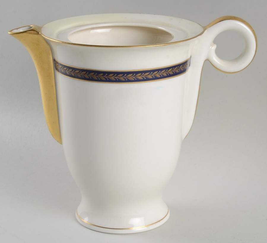 Lauria Blue Coffee Pot No Lid by Haviland-1