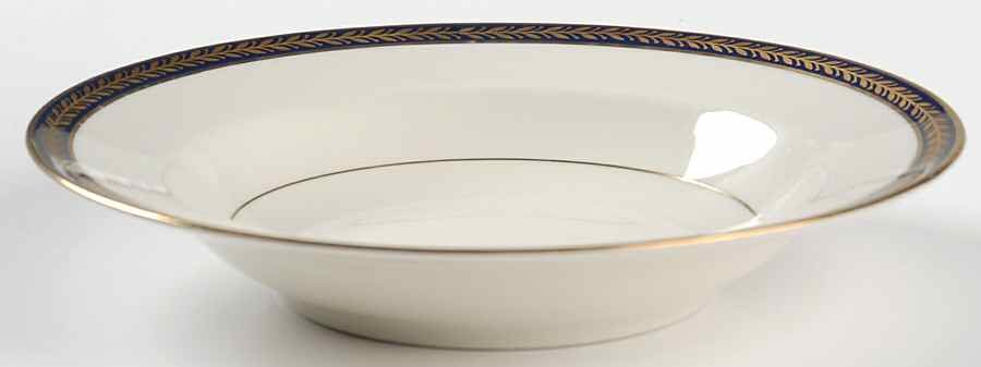 Lauria Blue Rim Soup Bowl by Haviland-1