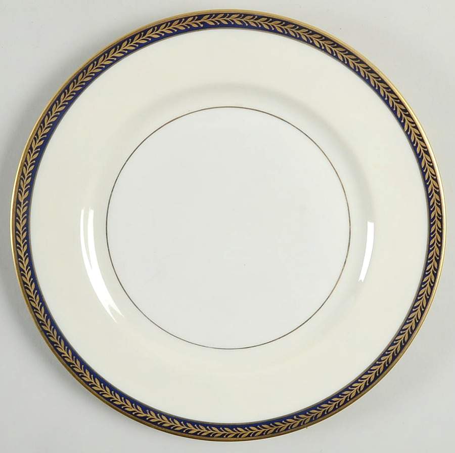 Lauria Blue Luncheon Plate by Haviland-1