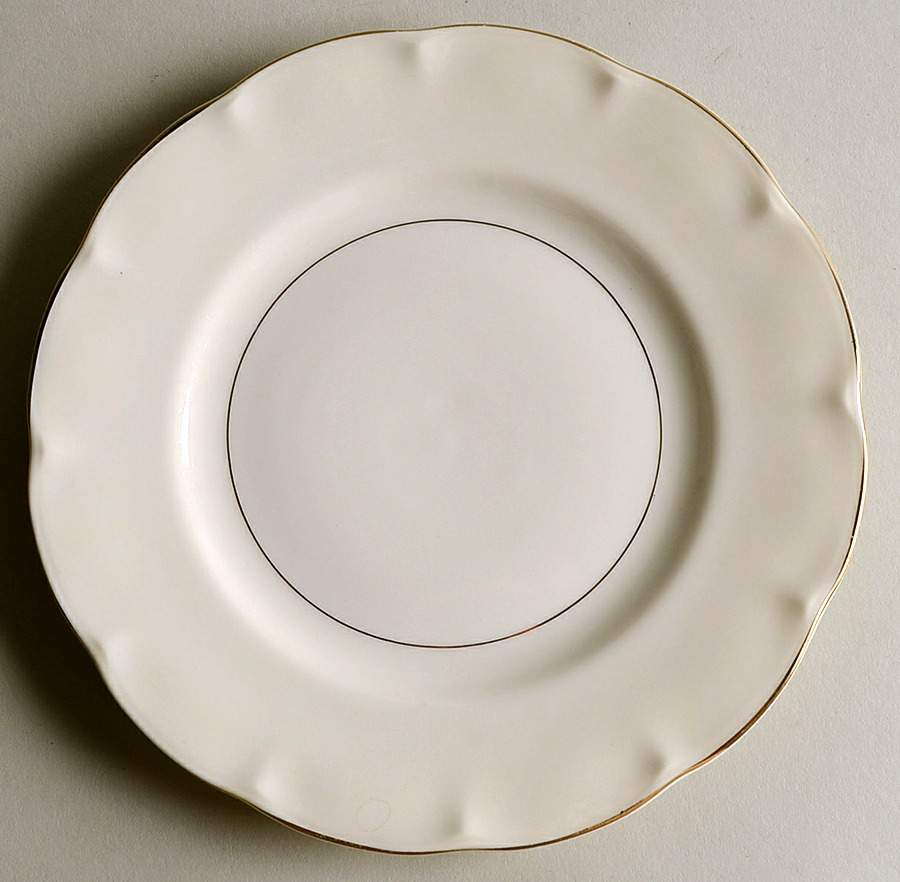 Leeds White Salad Plate by Haviland-1